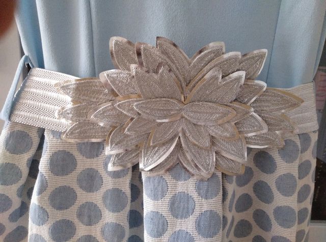 Vestido color azul cielo talla S