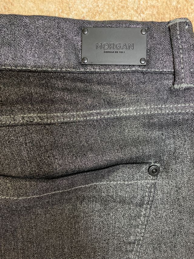 Pantalón vaquero Efecto brillante elástico 40