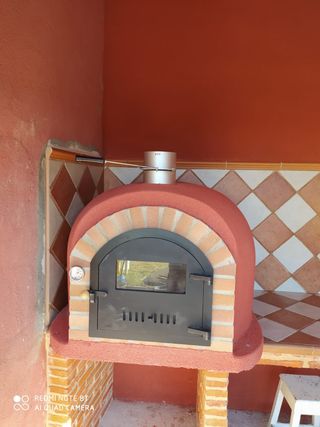 HORNO GIRATORIO DE FUEGO DIRECTO A LEÑA O BIOMASSA