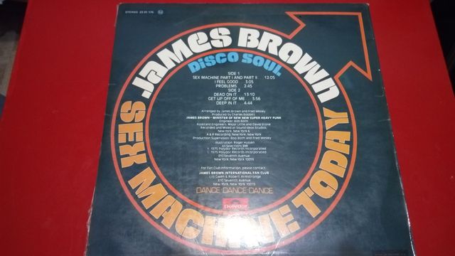 LP JAMES BROWN "SEX MACHINE TODAY"