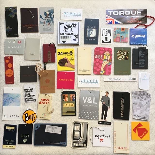 Lote colección de etiquetas
