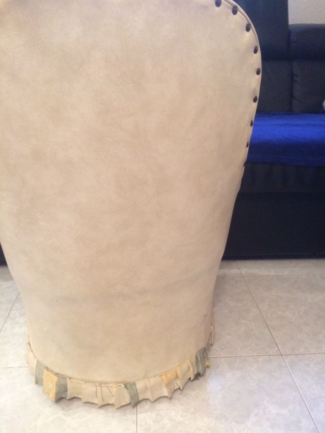 Butaca cuero autentico