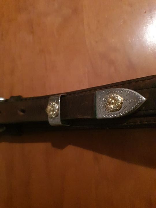 cinturón cuero vintange