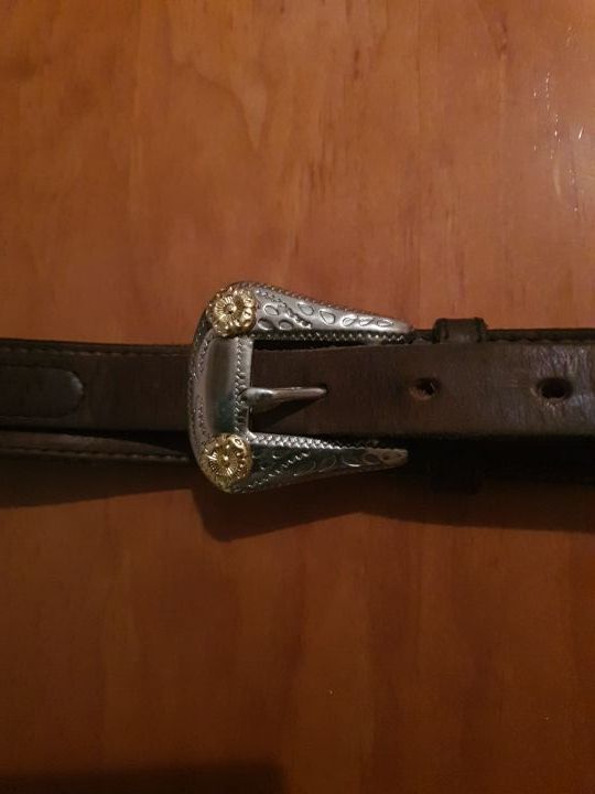 cinturón cuero vintange