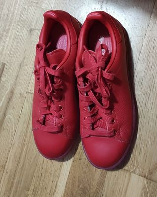 zapatillas adidas rojas