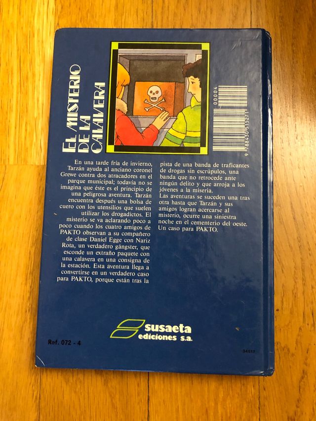 Libro juvenil El misterio de la calavera