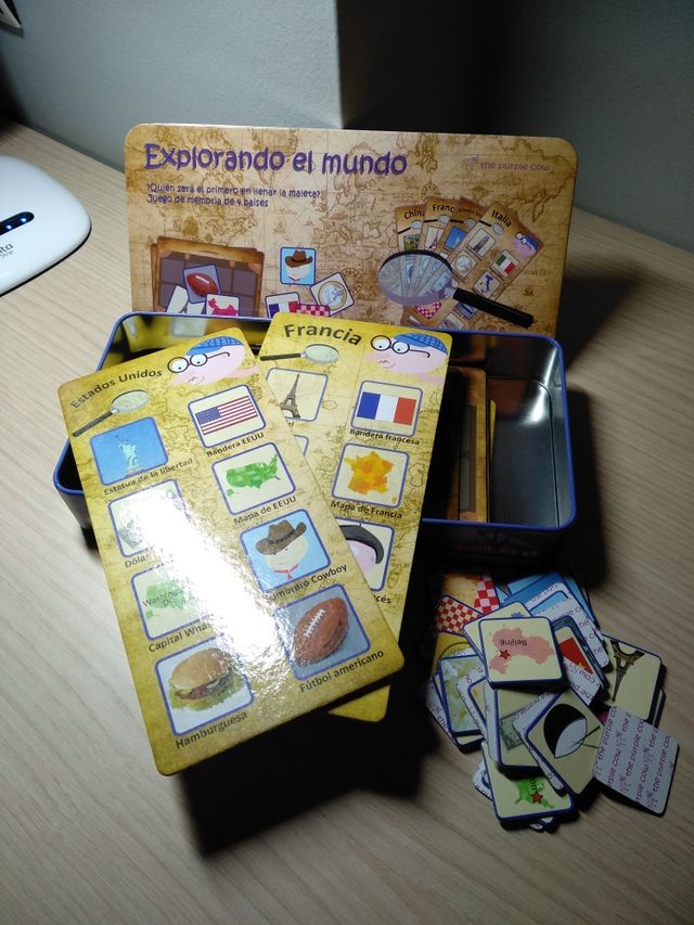 Juego de memoria niños,  explorando el mundo