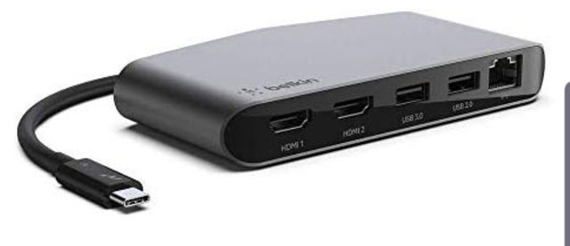 Belkin Thunderbolt 3 - Minibase Dock con Cable
