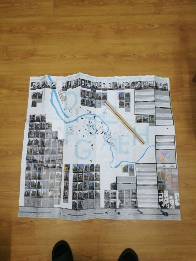 Bilbao arquitectura libro + plano desplegable