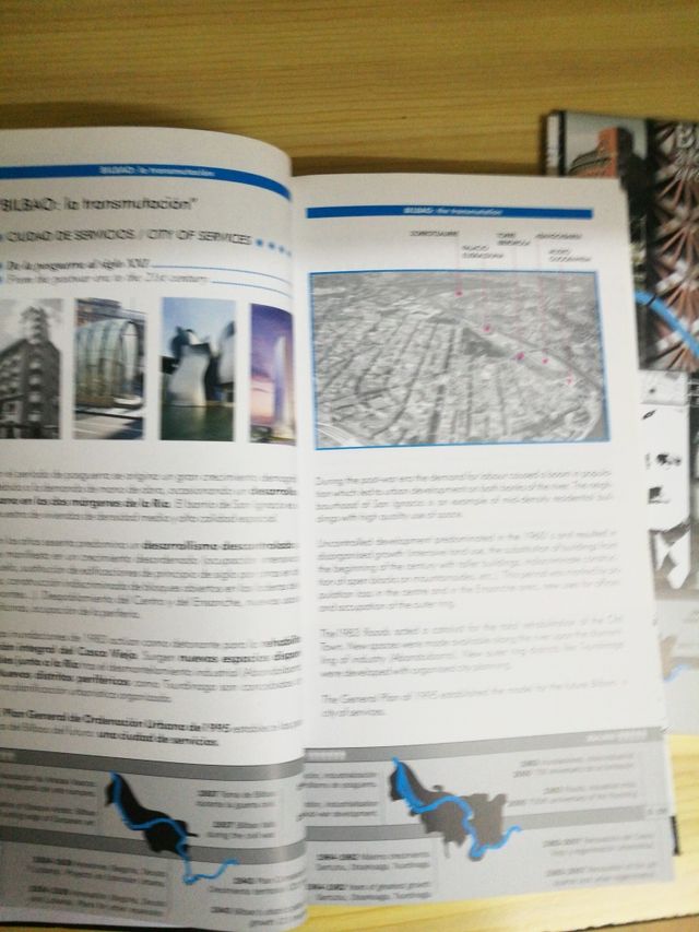 Bilbao arquitectura libro + plano desplegable