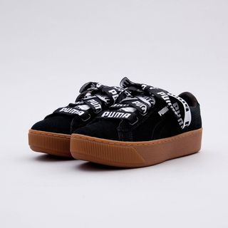 puma negras con plataforma