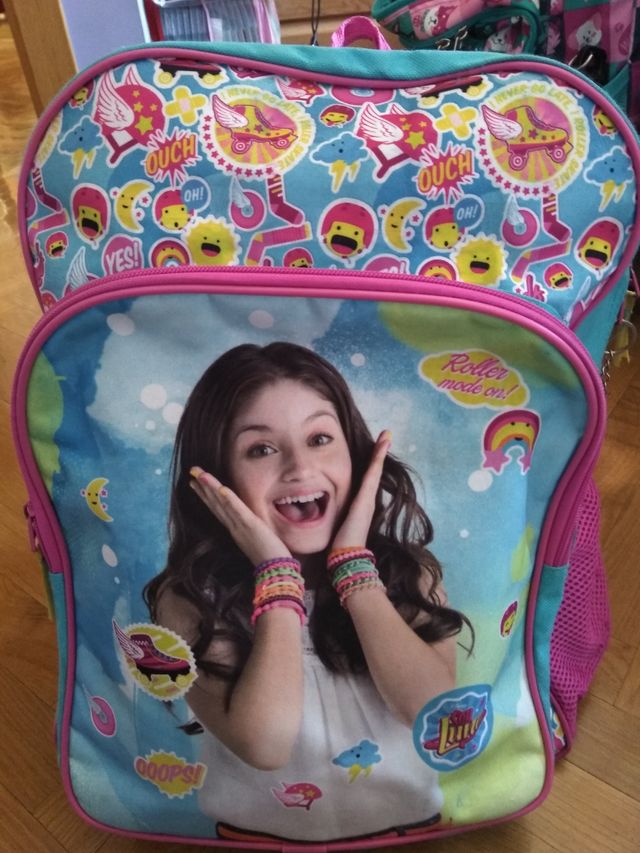 mochila Soy Luna y carrito extraíble
