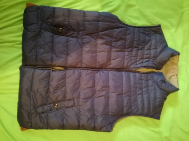 massimo dutti chaleco reversible nuevo