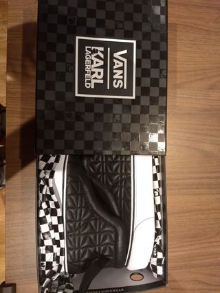 Zapatillas Vans Karl Lagerfeld T36.5 23cm de segunda mano Zapatillas Vans Karl Lagerfeld T36.5 23cm de segunda mano