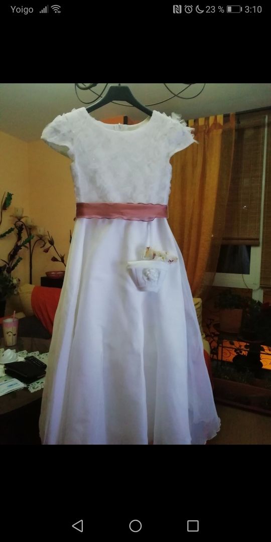 Lote vestido comunión niña talla 115