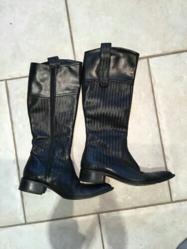 Adolfo Domínguez botas negras de piel número 37