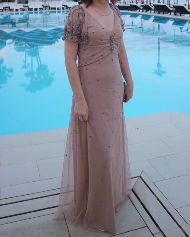 Vestido fiesta tintoretto