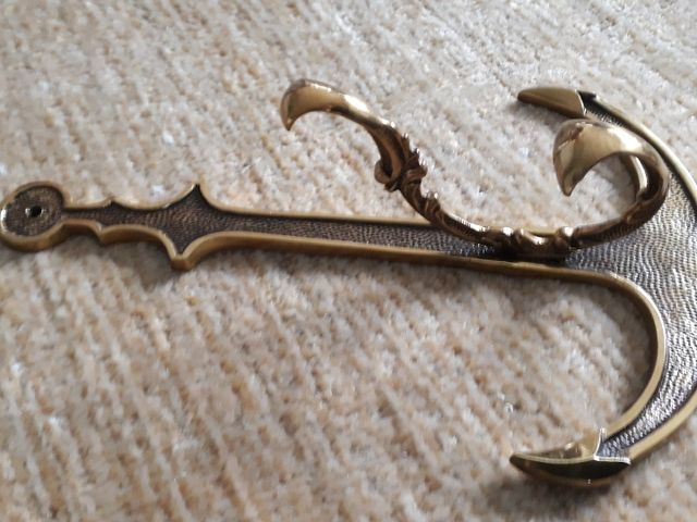 Perchero ancla vintage. GRANDE