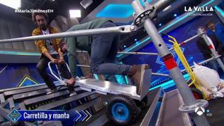 Carretilla sube escalera eléctrica oruga carga 300