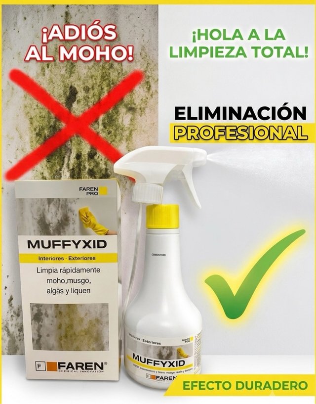 SUPER limpiador de moho spray