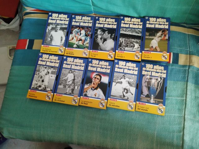 colección VHS 100 años Real Madrid