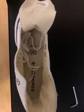 converse de bota blancas plataforma