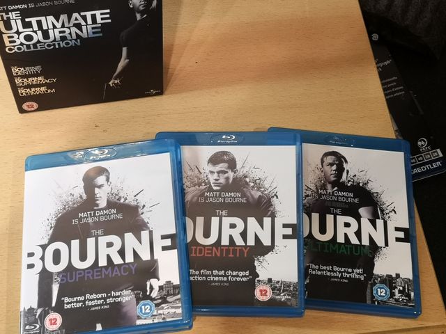 Bourne Trilogy su Blu-ray.
