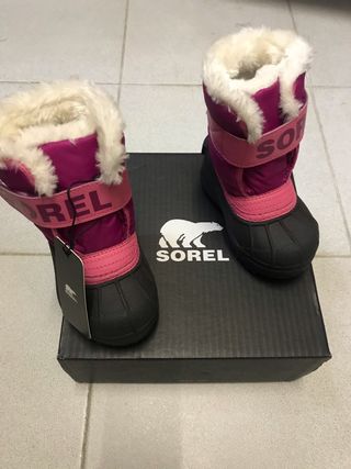 Botas nieve Sorel talla 23 Niña. de segunda mano por 35 EUR en Barcelona en  WALLAPOP