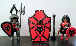 playmobil caballeros lobo