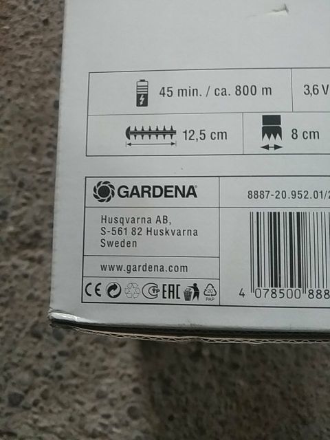 tallasetos /recortabordes GARDENA a batería