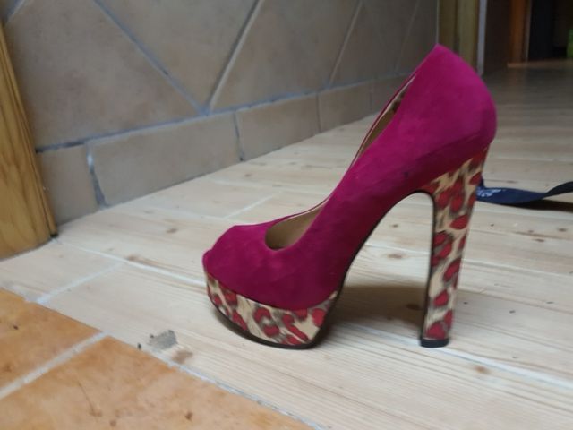 zapato 37 rosa plataforma nuevo