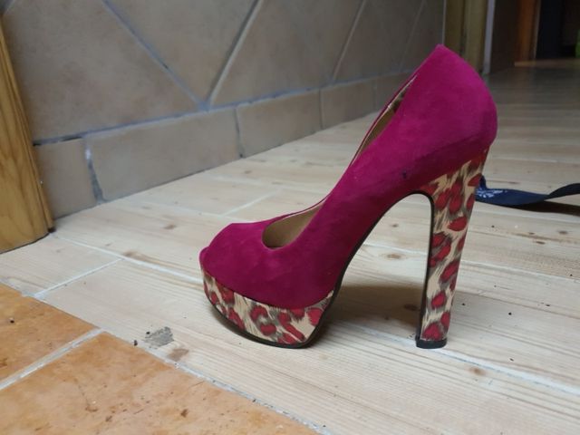 zapato 37 rosa plataforma nuevo