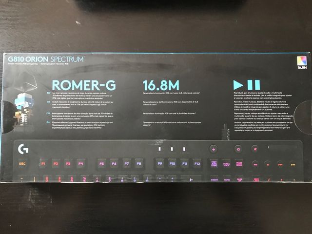 Teclado Logitech G810 Orion Spectrum RGB