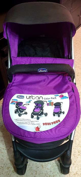 COCHECITO TRIO CHICCO URBAN MORADO de segunda mano por 200 COCHECITO TRIO CHICCO URBAN MORADO de segunda mano por 200