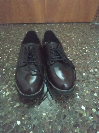zapatos de vestir con cordones mujer