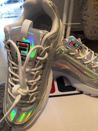zapatillas fila holograficas