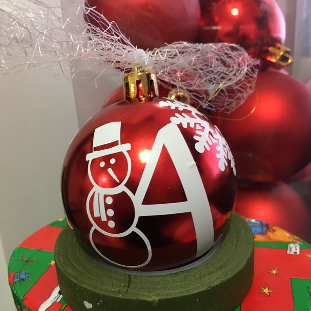 Bola de navidad personalizada