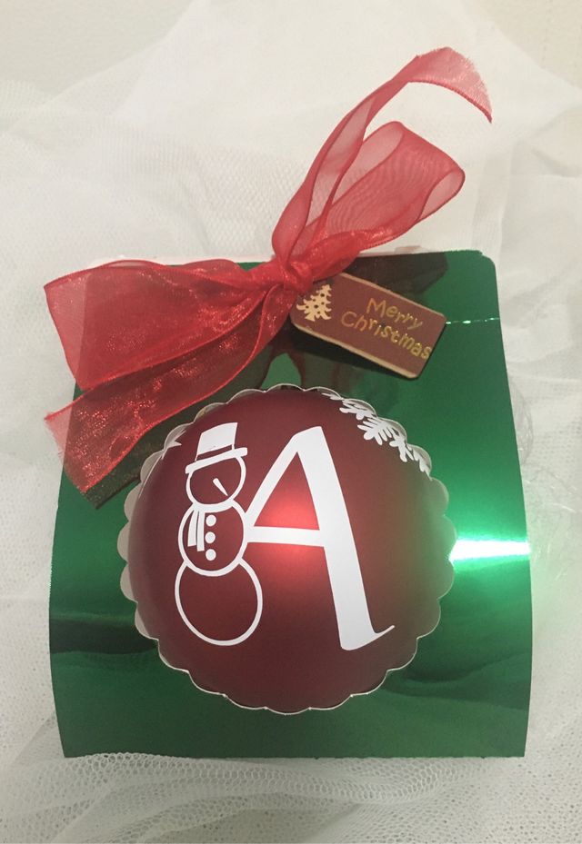 Bola de navidad personalizada