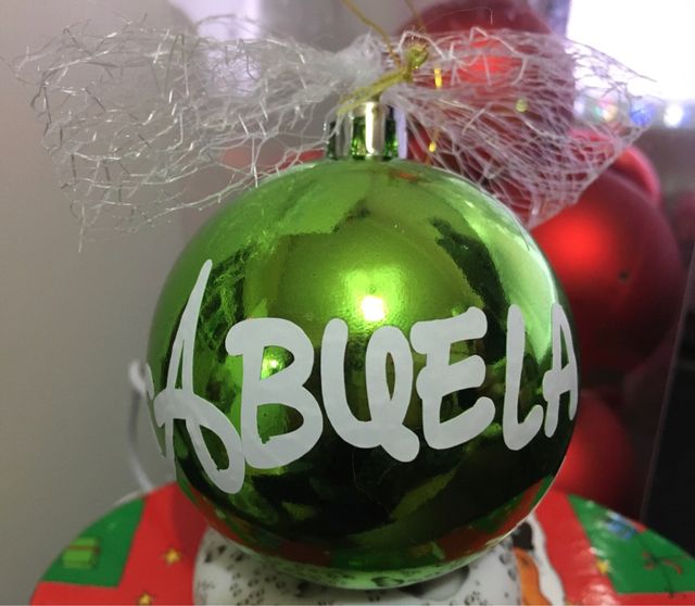 Bola de navidad personalizada