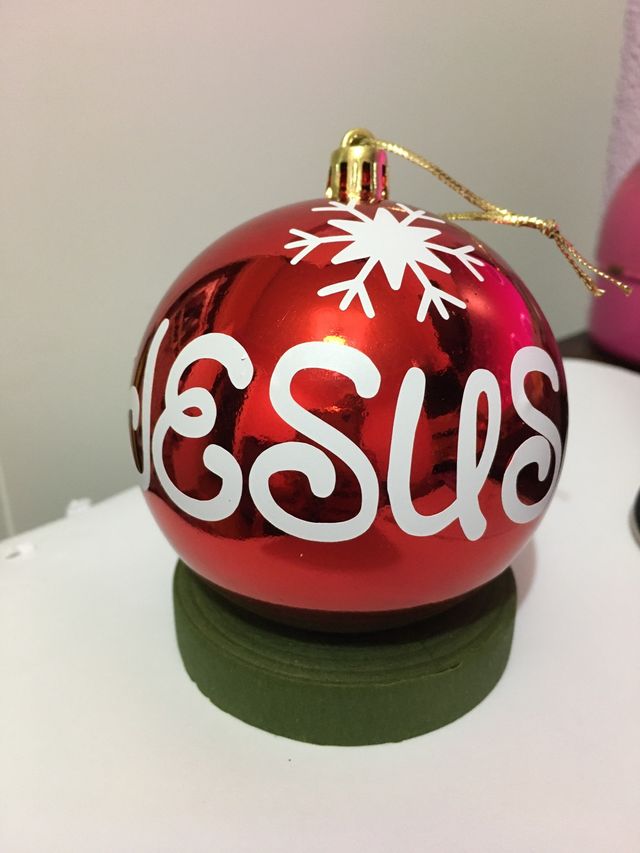 Bola de navidad personalizada