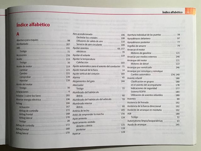 SKODA OCTAVIA 2007, MANUAL DE INSTRUCCIONES