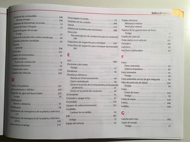 SKODA OCTAVIA 2007, MANUAL DE INSTRUCCIONES
