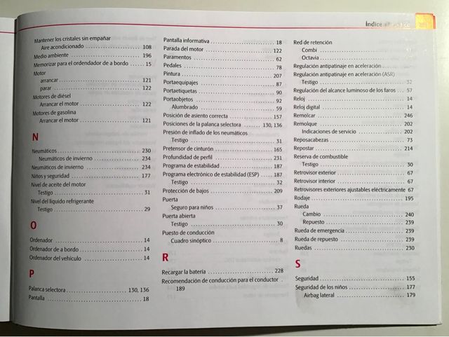 SKODA OCTAVIA 2007, MANUAL DE INSTRUCCIONES