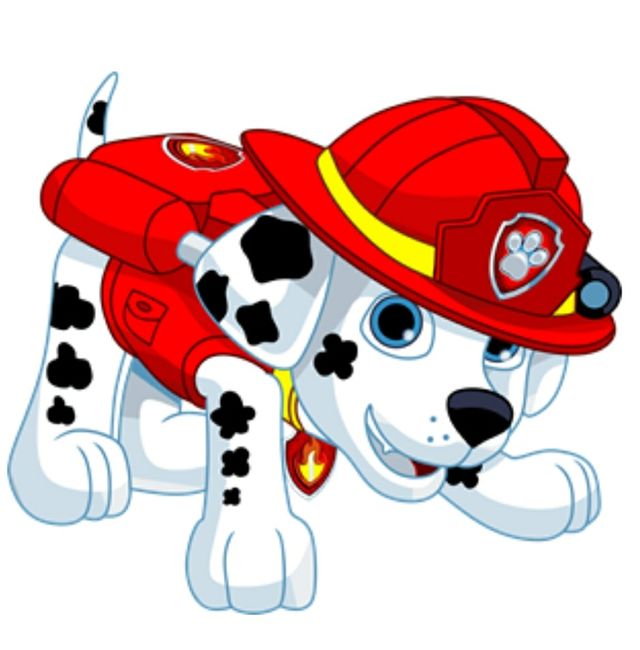 Pegatina Adhesivo Marshall patrulla canina