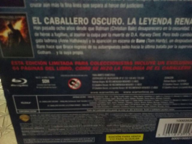 the dark knight trilogy Blu ray edición limitada