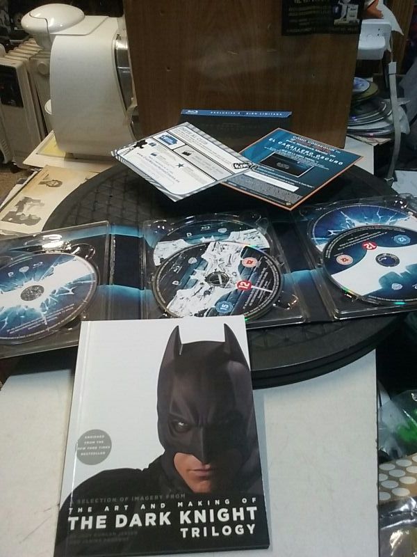 the dark knight trilogy Blu ray edición limitada