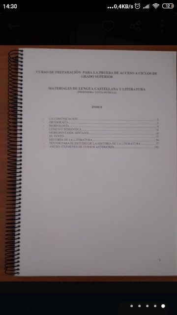 Libros De Acceso A Grado Superior De Segunda Mano Por 33