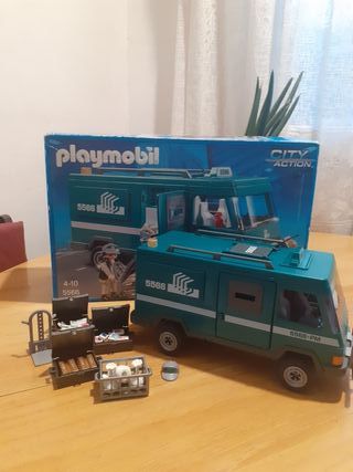 furgon policia playmobil carrefour