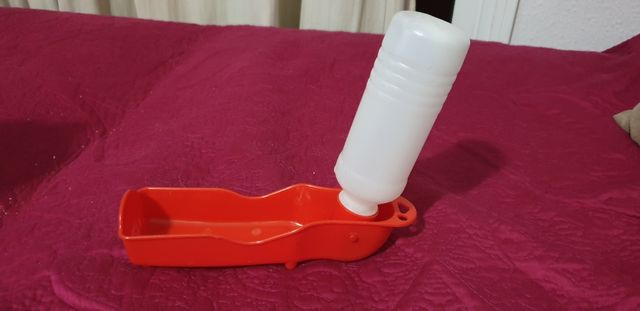 Botella de agua para perro