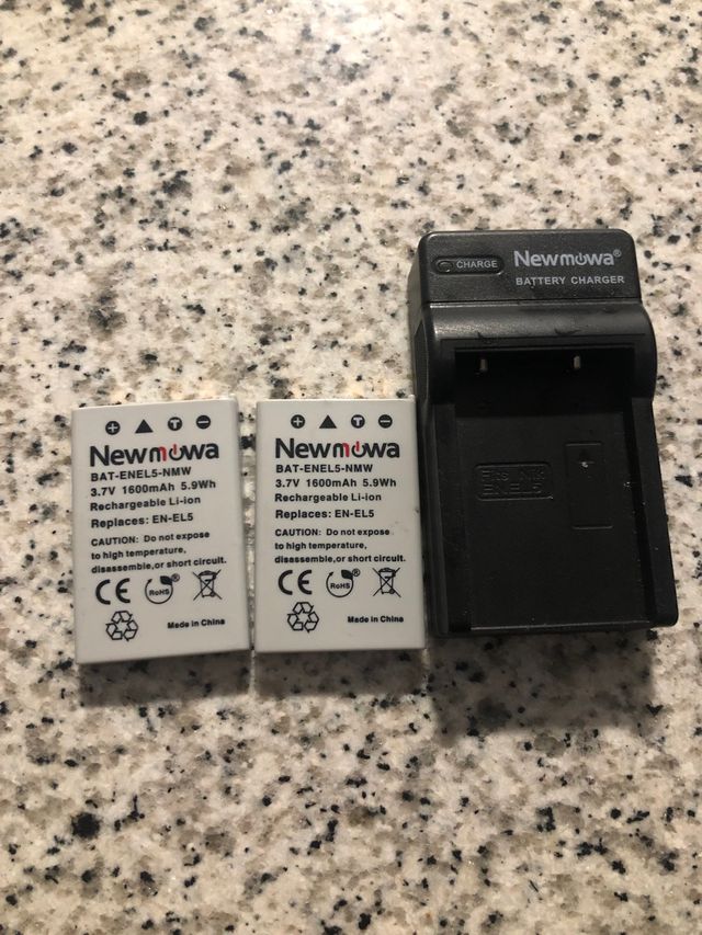 batería de cámara de fotos